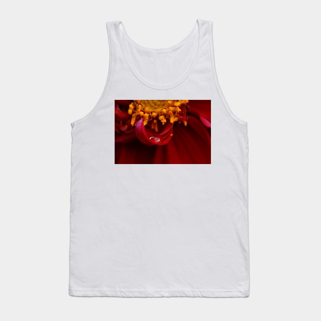 Dew drop dahlia Tank Top by micklyn